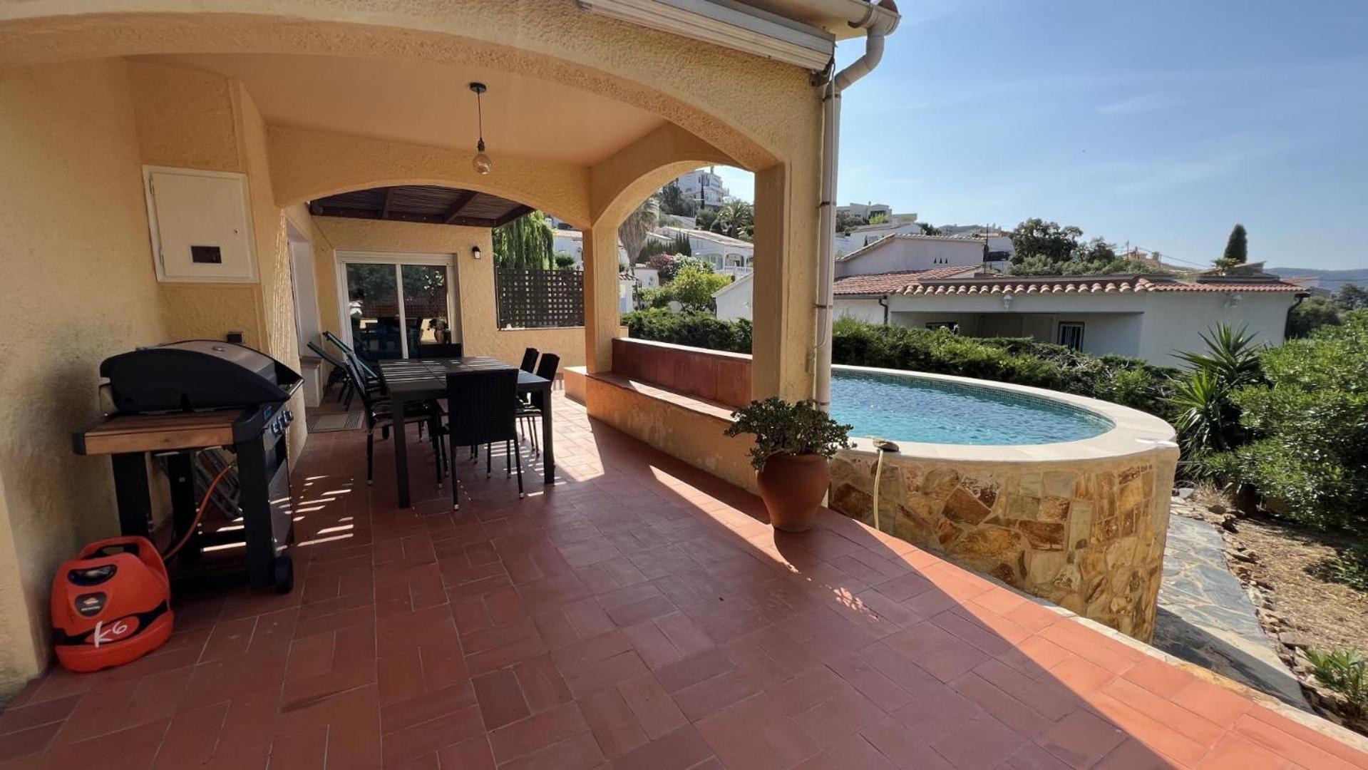 Preciosa Casa En Mas Fumats Con Piscina Y Bonitas Vistas Av-49 Villa Селва де Мар Екстериор снимка